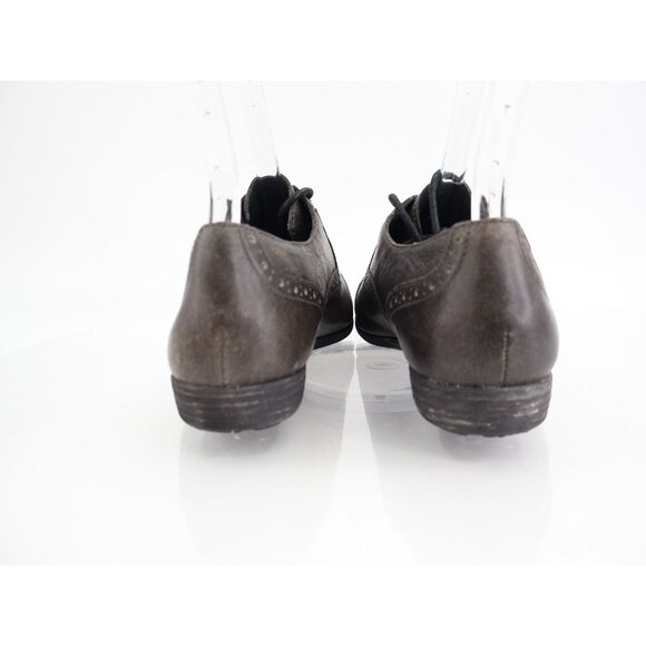 Born Women’s 9 M Gray Leather Cap Toe Brogue Comfort Casual Oxford Shoes Lace Up - Picture 6 of 12